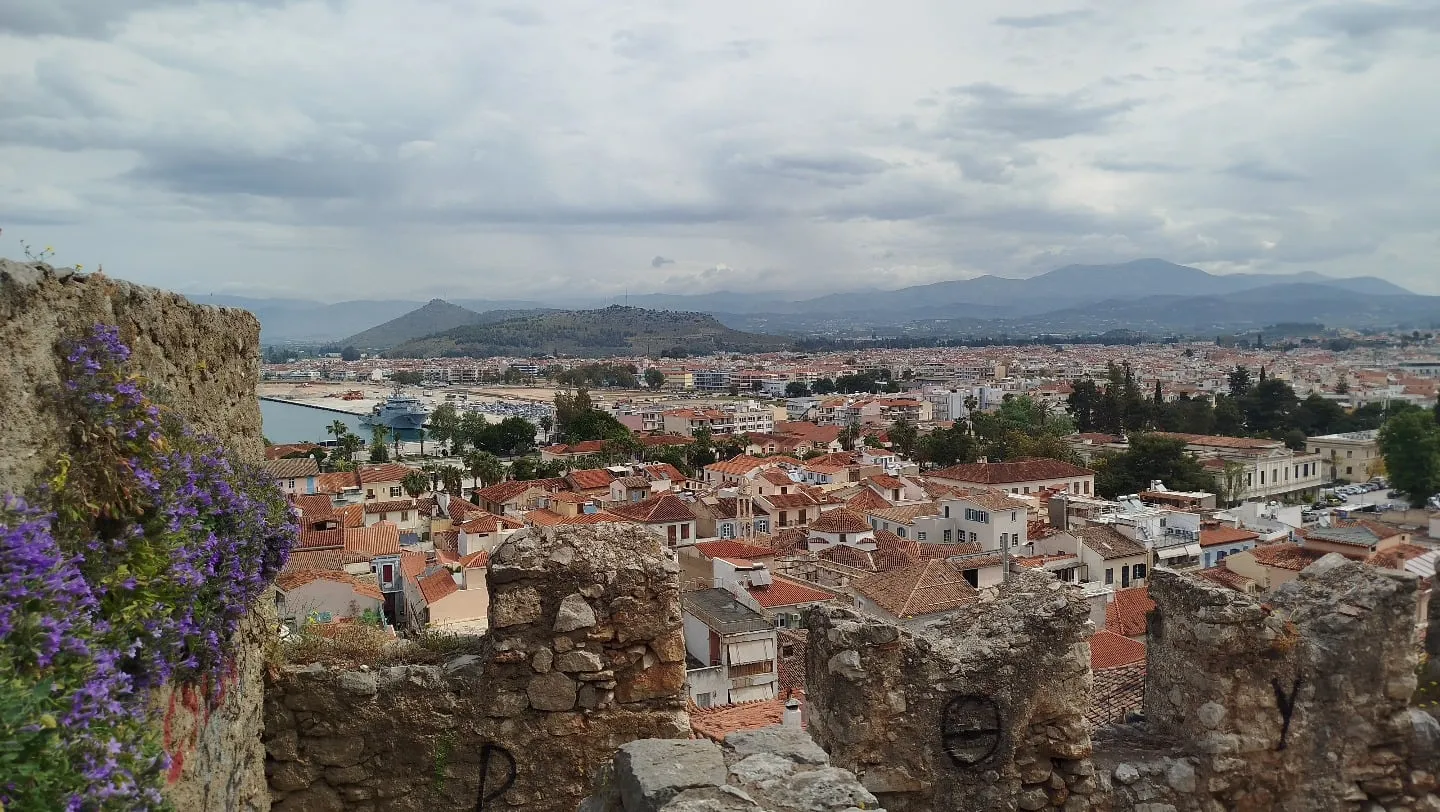Blick über die Dächer von Nafplio
