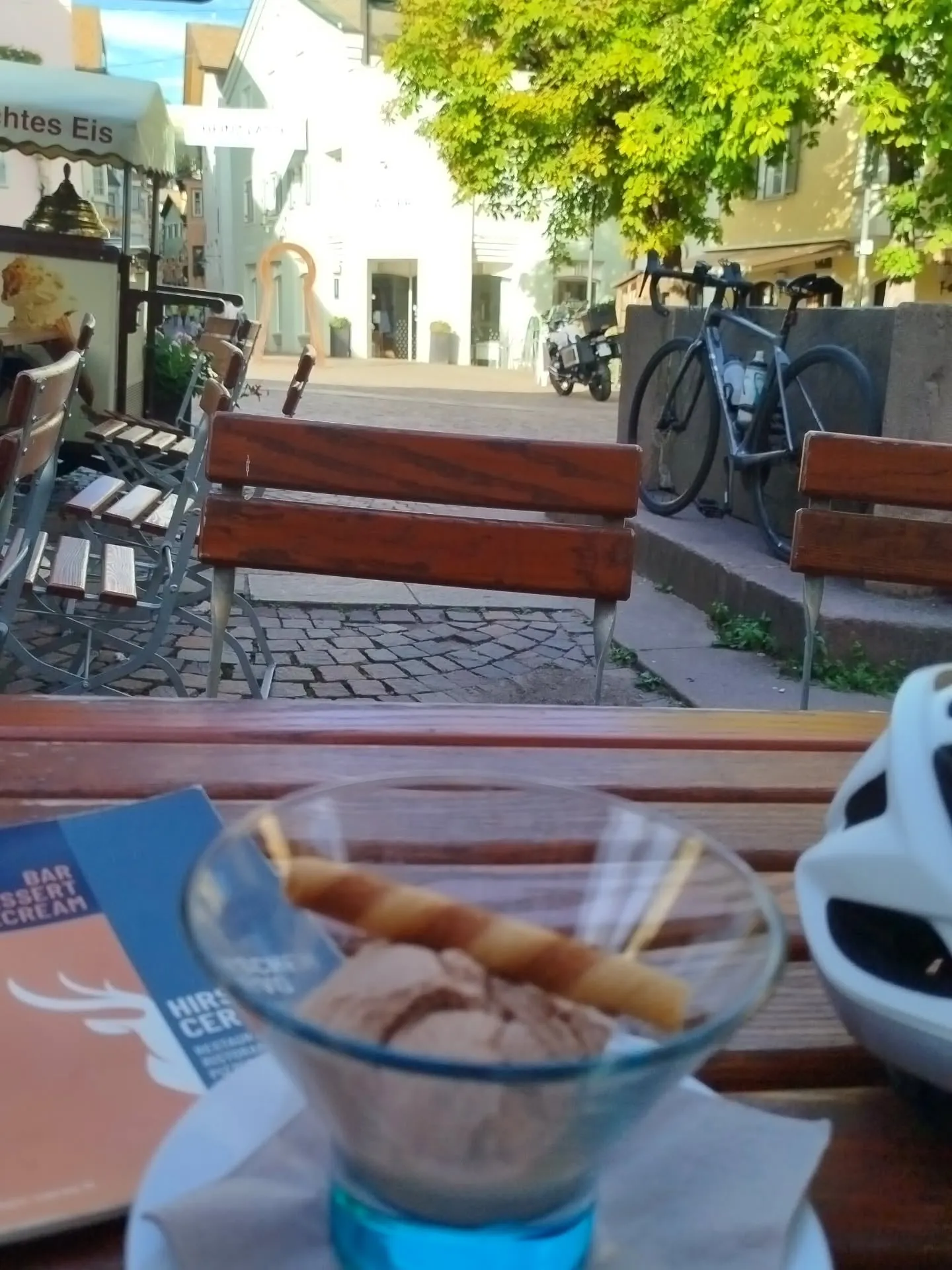 Kaffeepause vor dem Start