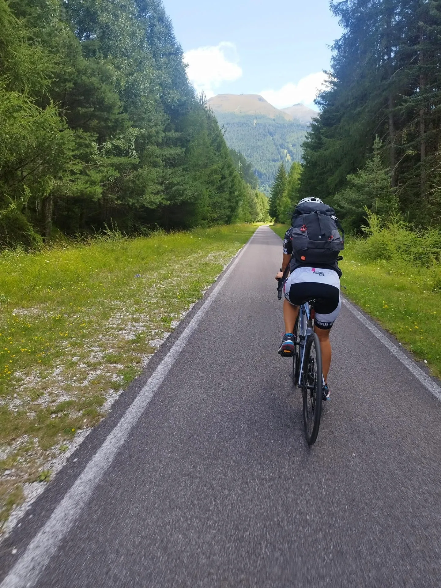 Auf dem Radweg Richtung Brenner