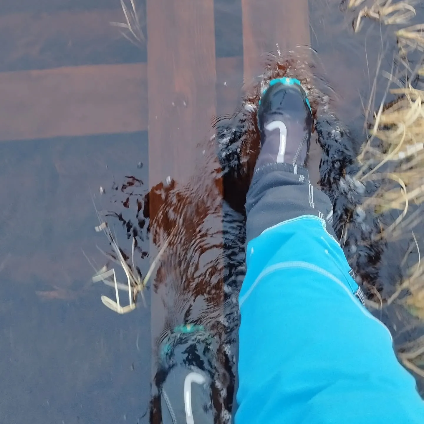 Nasse Füße – Gummistiefel wären besser gewesen