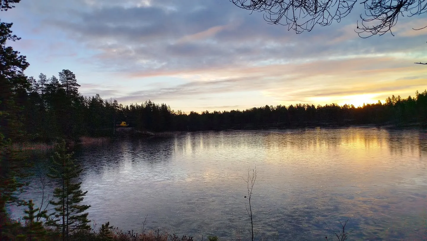 Abendstimmung am See bei Inari