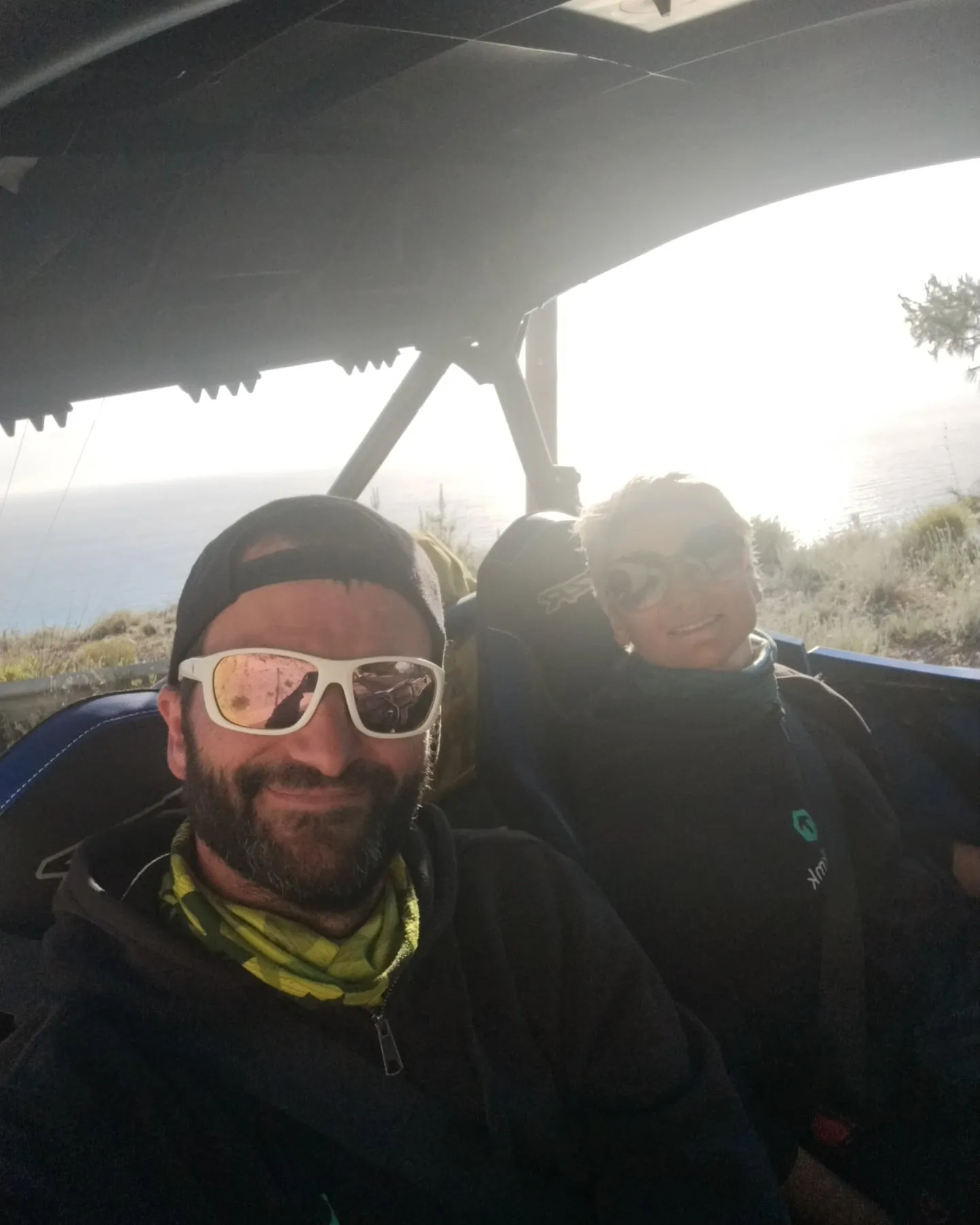Selfie im Buggy