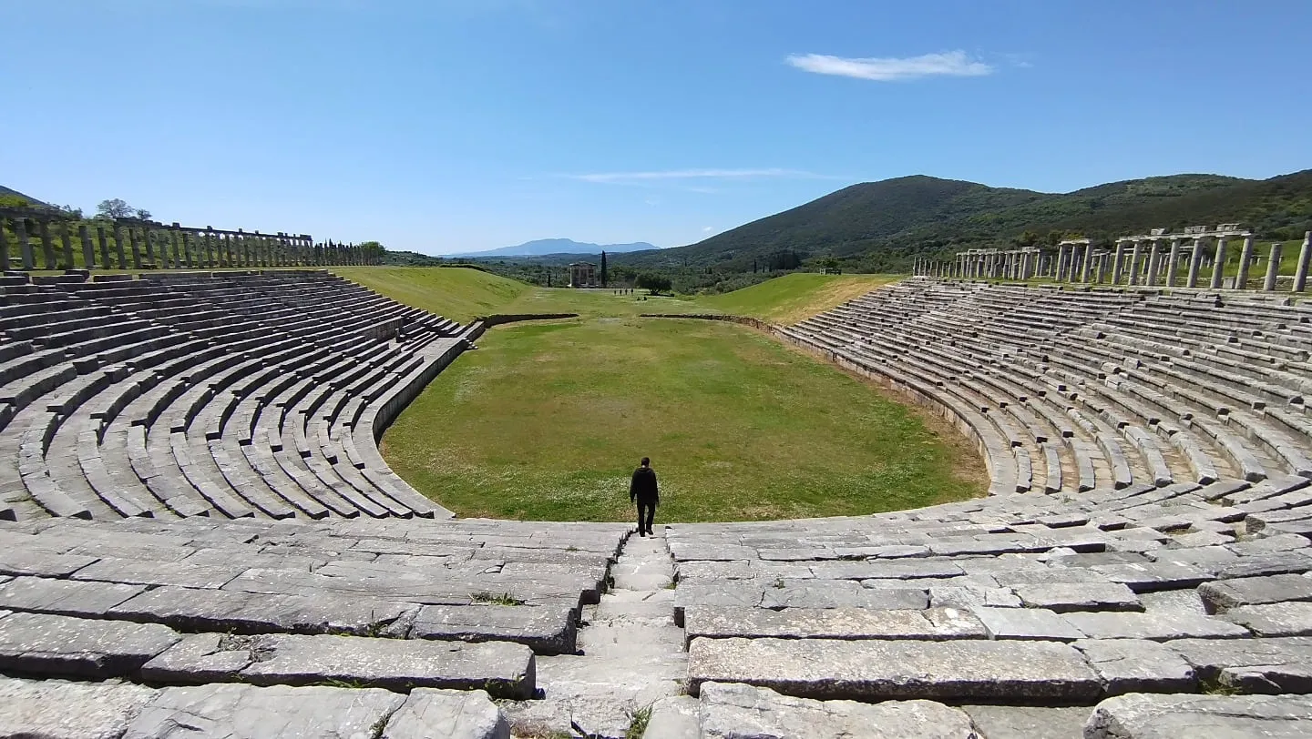 Das antike Stadion von Messene