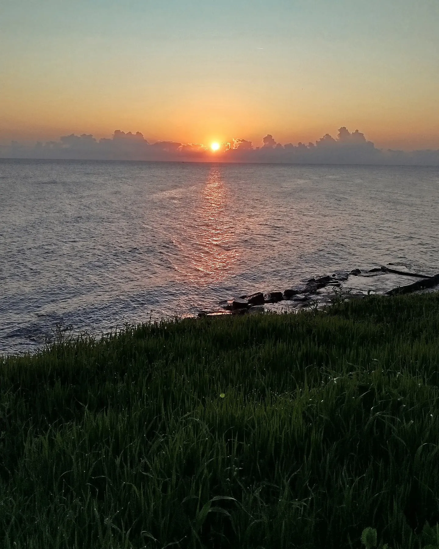 Sonnenuntergang über dem Ionischen Meer