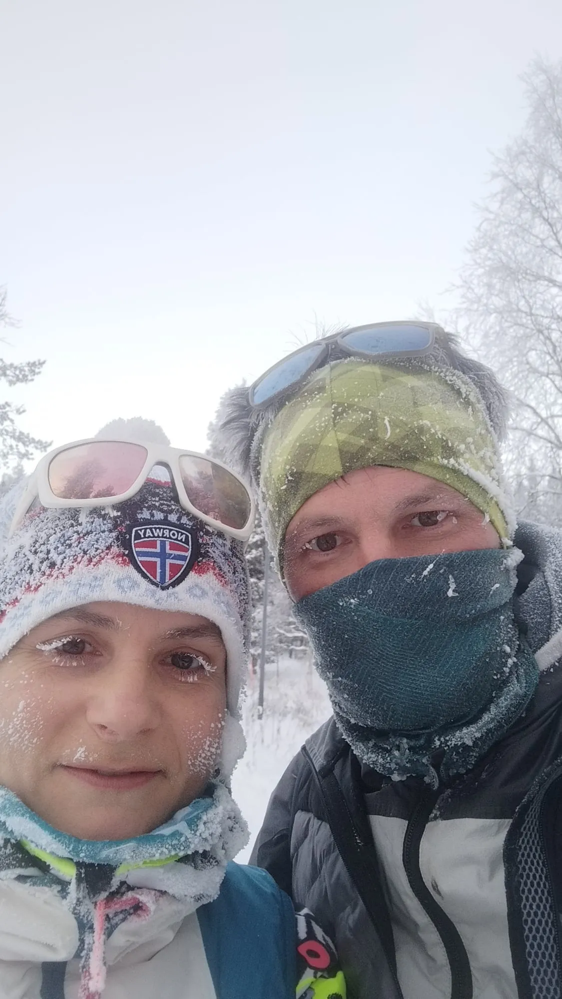 Eisige Kälte im hohen Norden