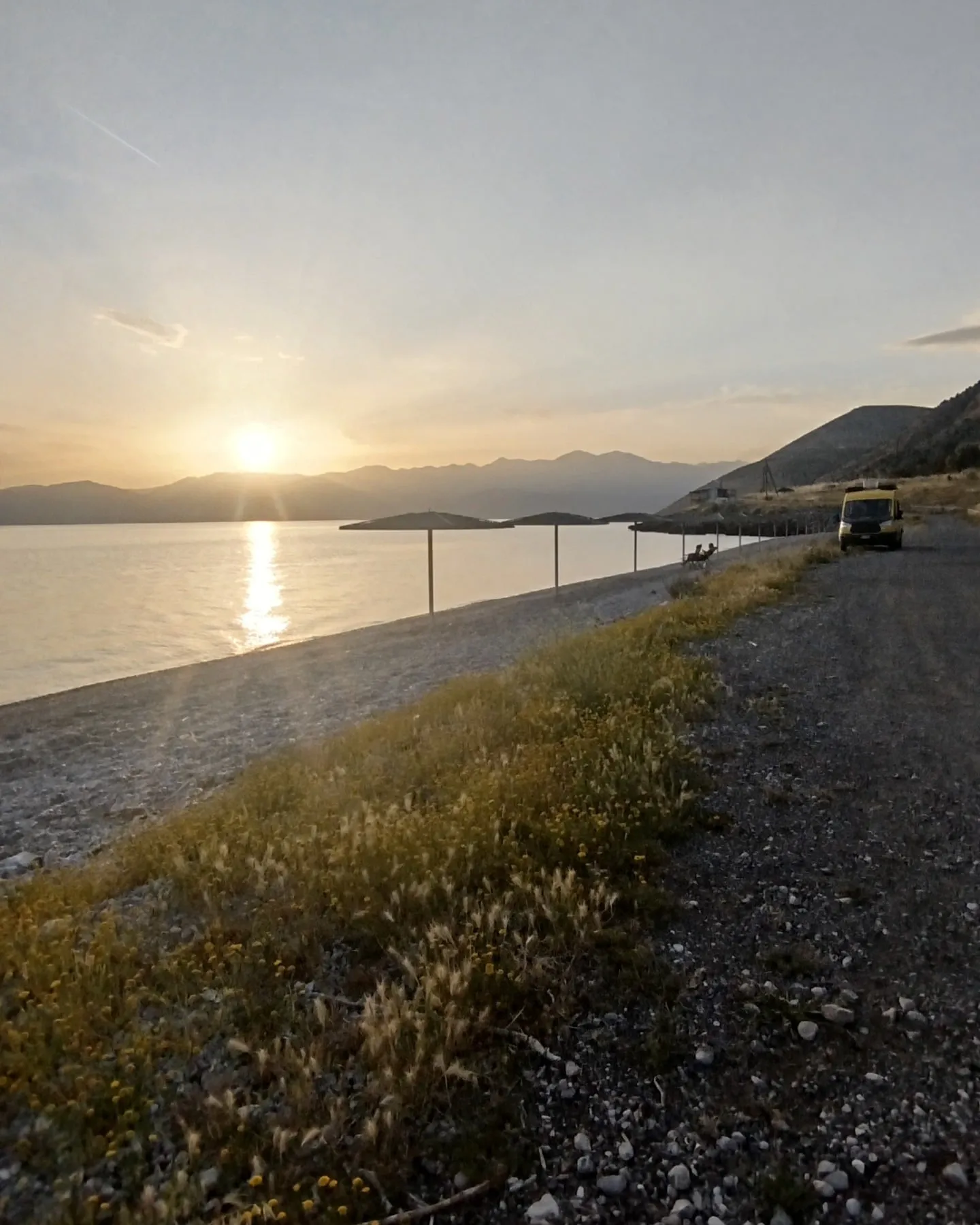 Sonnenuntergang an der Küste