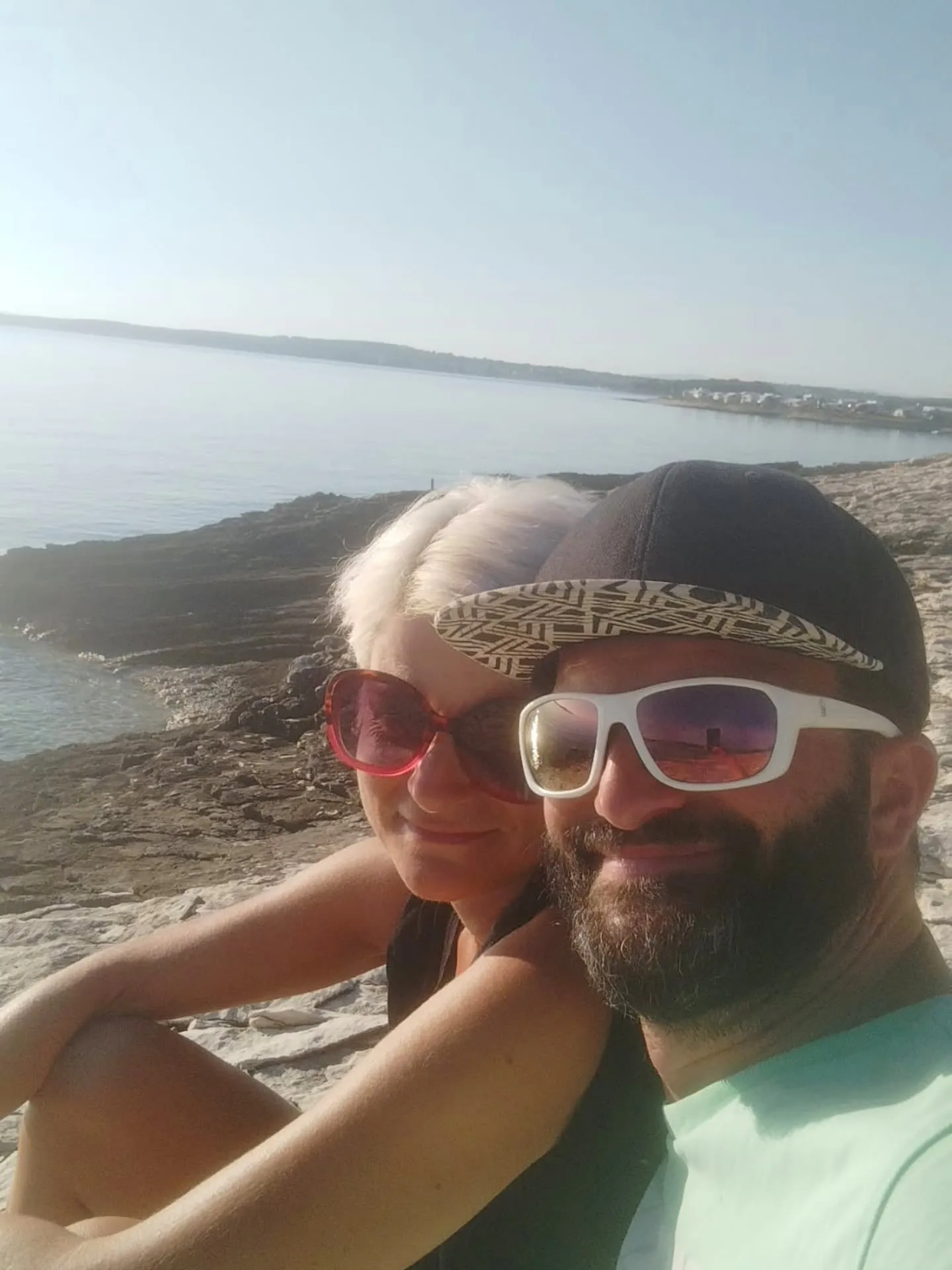 Manni und Edith am Strand