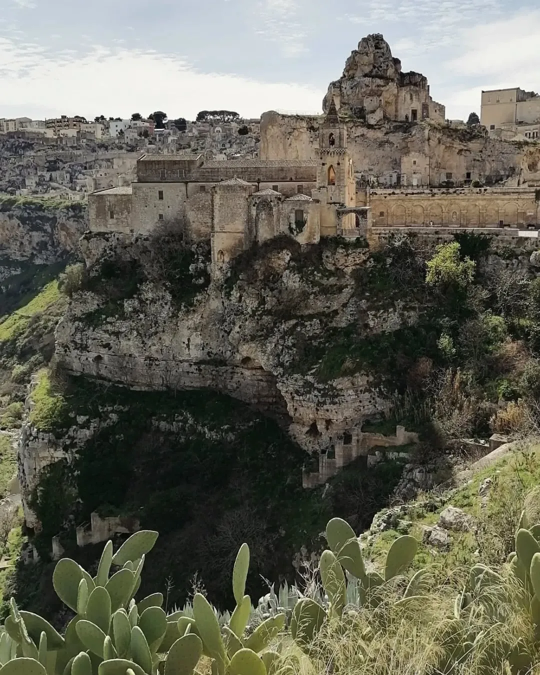 Blick auf die Sassi von Matera