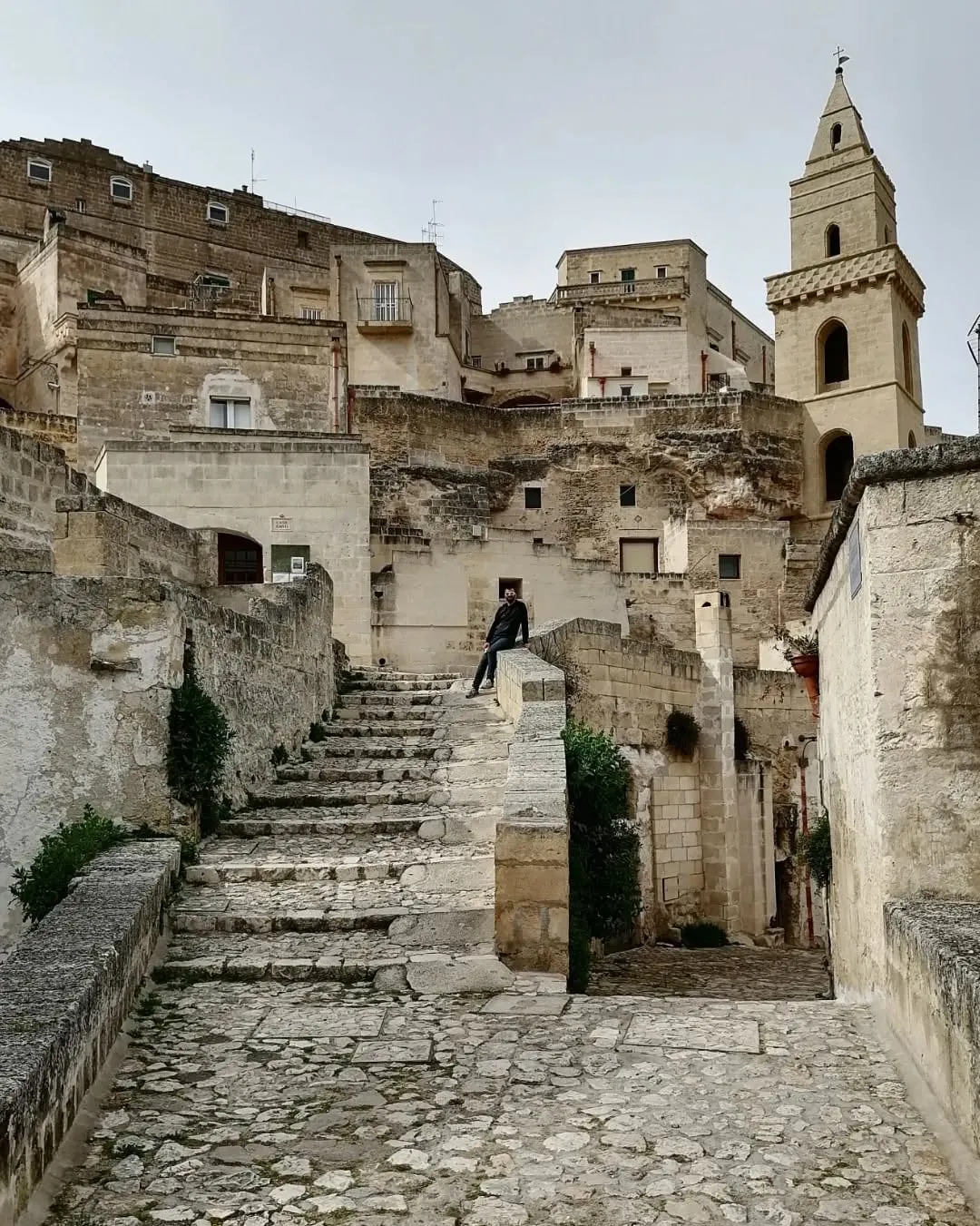 Treppengasse in den Sassi von Matera