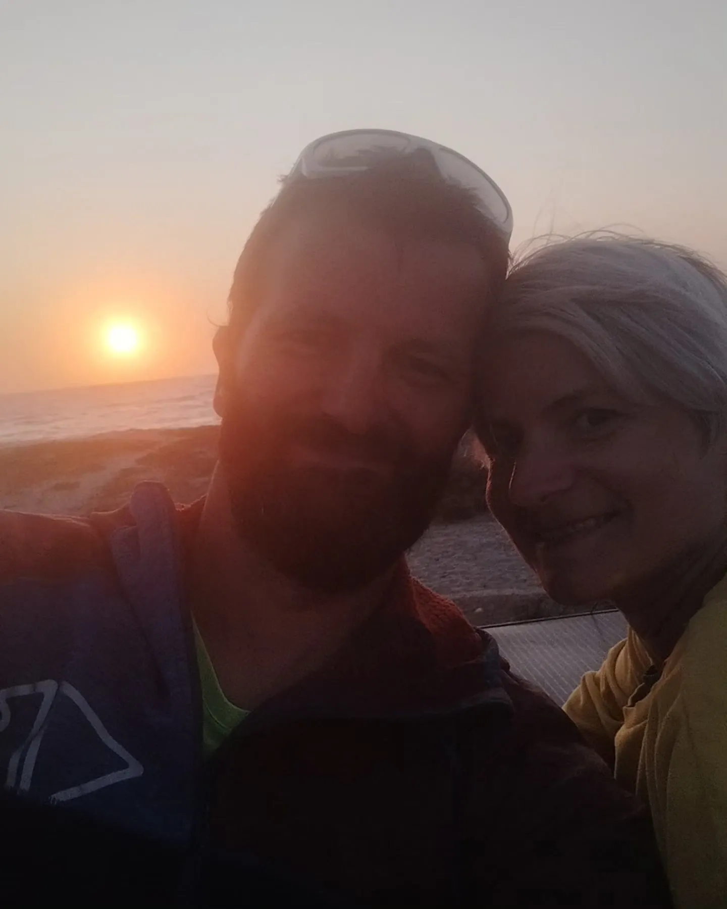 Manni und Edith im Abendlicht